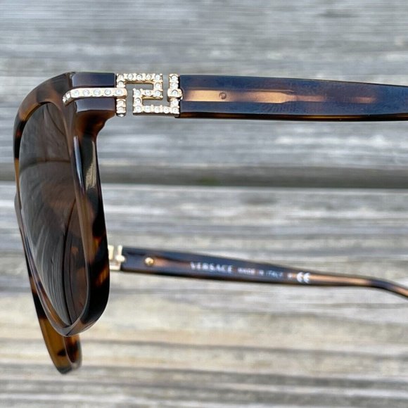 Versace Women Sunglasses Polarized Brown Tortoise MOD.4290 57[]16 140 Made Italy - Picture 9 of 14